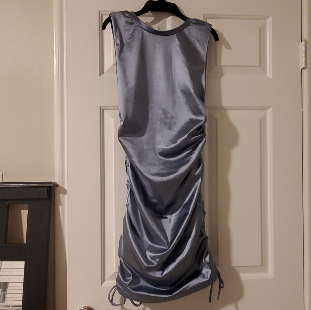 Better be side ruched mini dress.